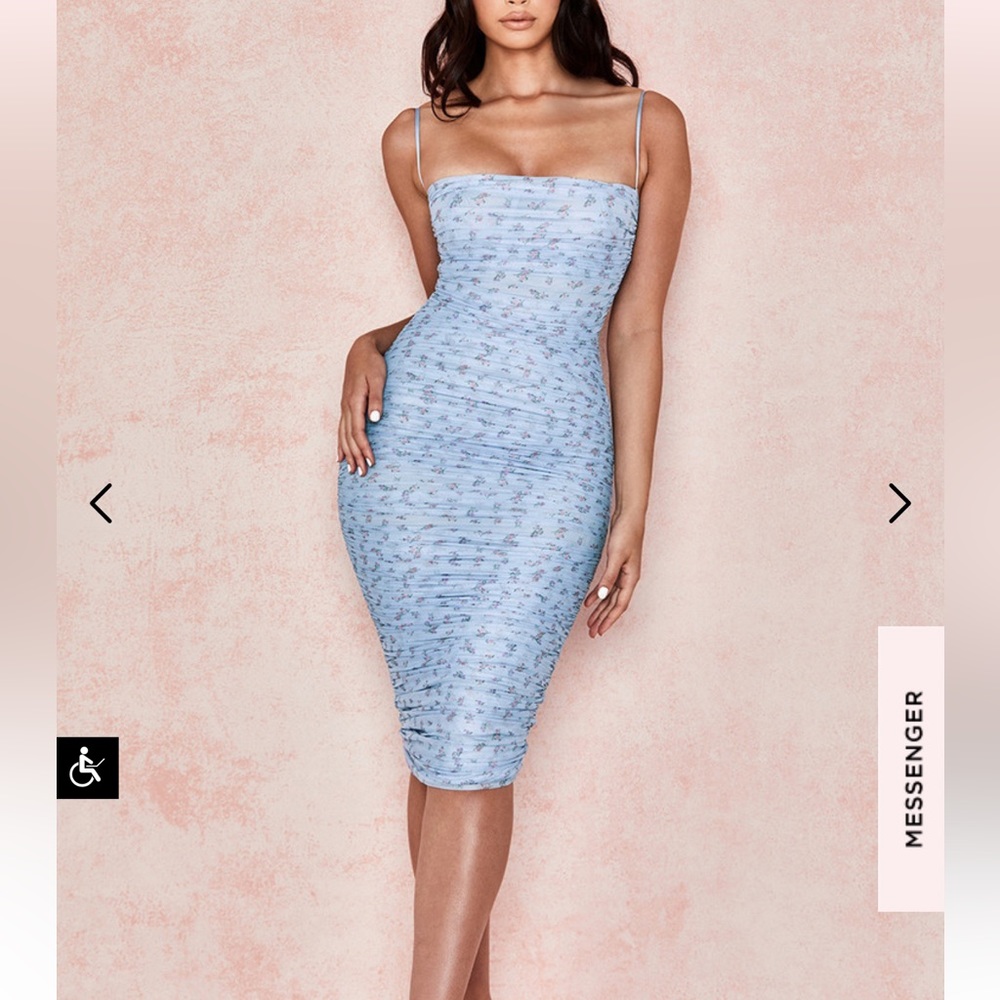 house of cb body con floral dress